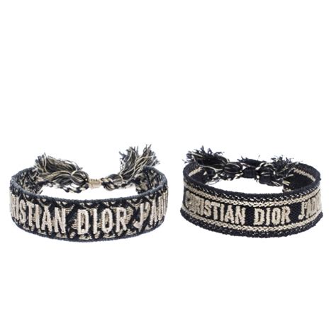 dior bracciale j'adior|dior embroidered bracelets.